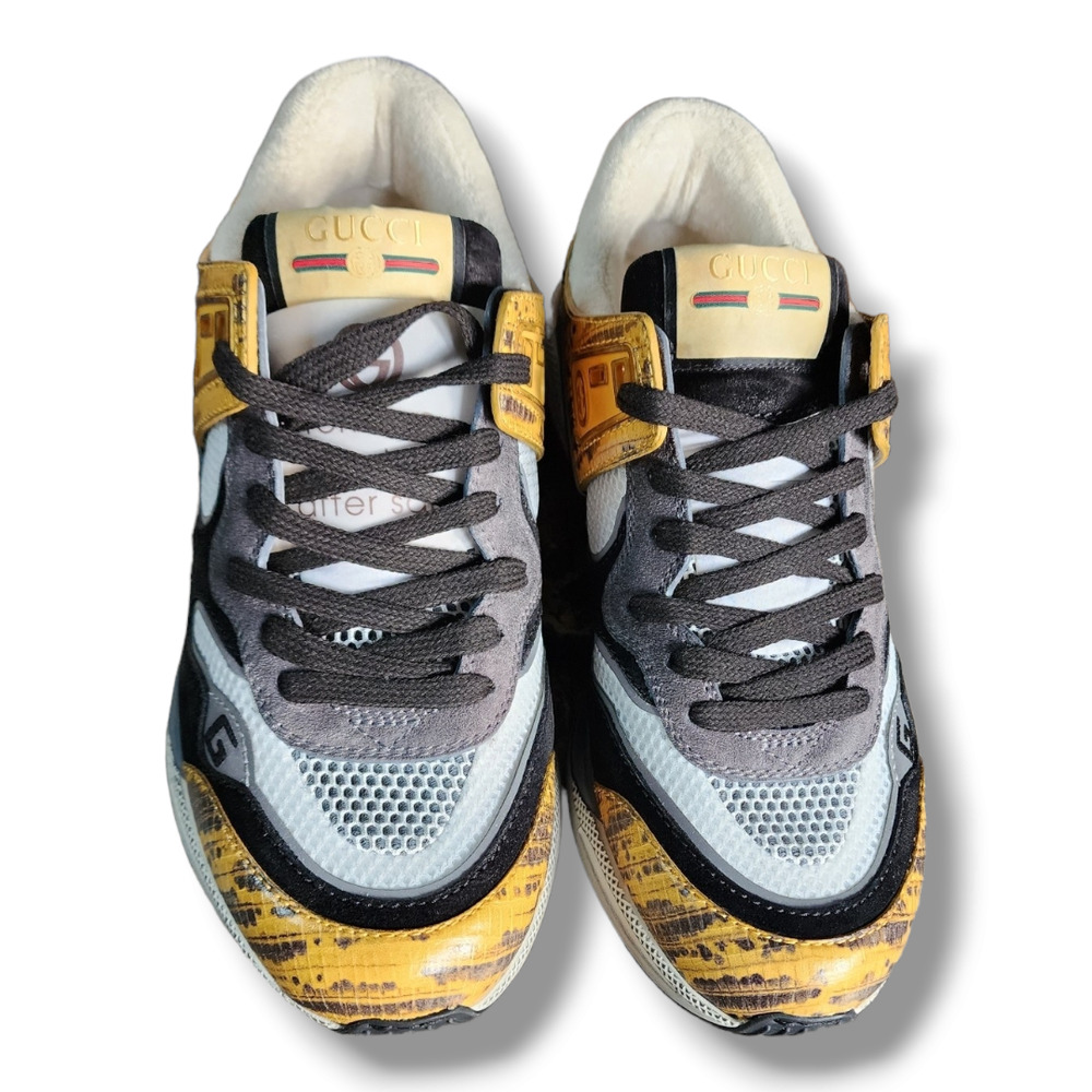 Gucci Ultrapace Sneaker with Yellow and Black Accents Men's Size 5 (Gucci) - Picture 10 of 16